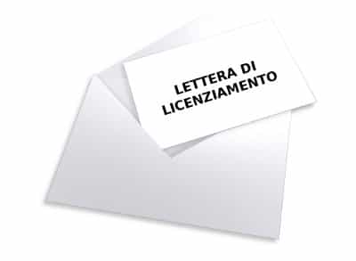 lettera di licenziamento