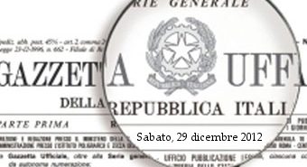 gazzetta ufficiale