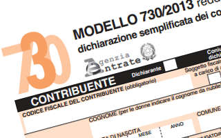 Modello 730 2013