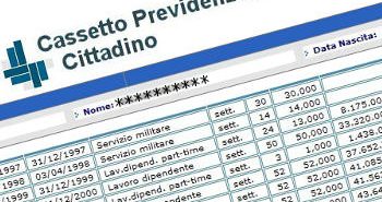 Estratto contributivo inps
