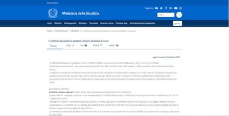 certificato penale antipedofilia