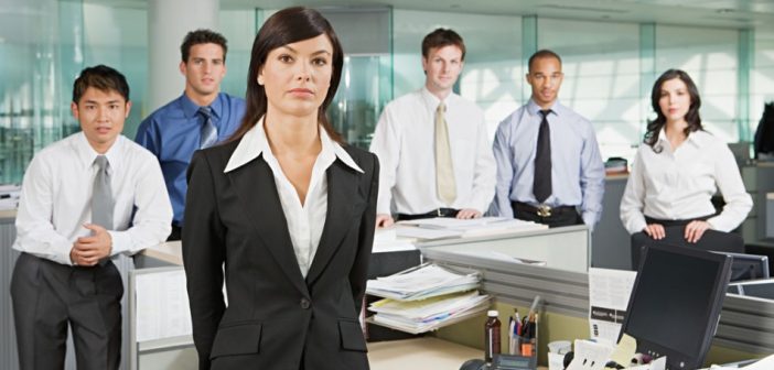 Donna al lavoro