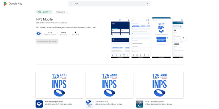 app inps mobile