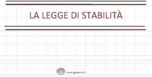 Legge di stabilità 2015