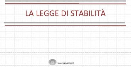 Legge di stabilità 2015