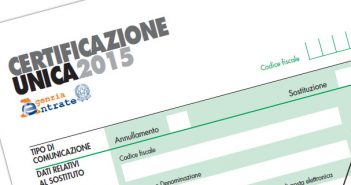 Certificazione Unica 2015