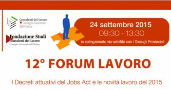 Forum Lavoro 2015