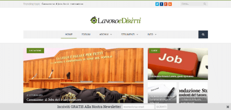 Nuova Home Page di Lavoro e Diritti