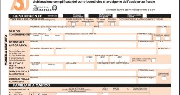 Modello 730 2015