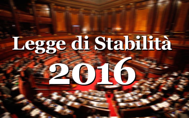 legge di stabilità 2016 ok definitivo al senato ecco il testo