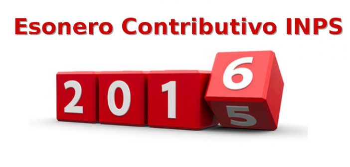 Nuovo esonero contributivo 2016