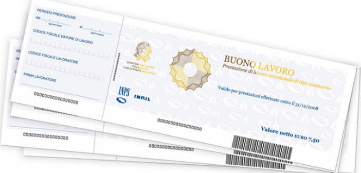 Voucher o buoni lavoro