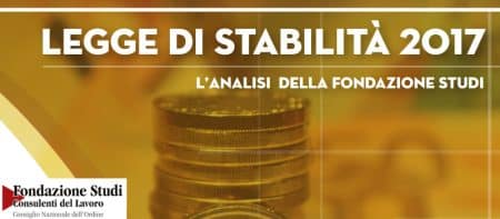 Legge di Stabilità 2017