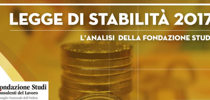 Legge di Stabilità 2017