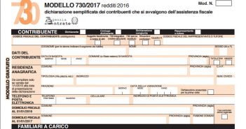 Dichiarazione dei redditi 730 2017