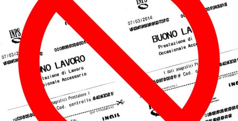 Abolizione dei voucher