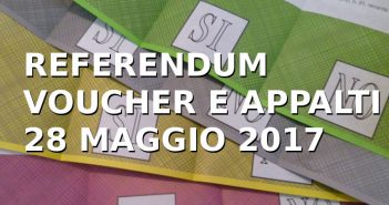 Referendum su voucher e appalti