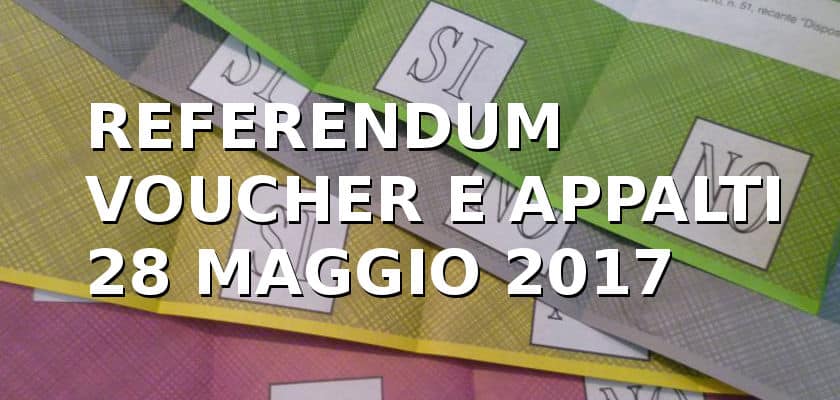 Risultati immagini per Voucher appalti  e referendum