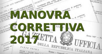 Manovra correttiva 2017