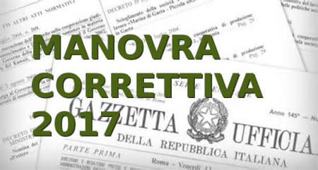 Manovra correttiva 2017