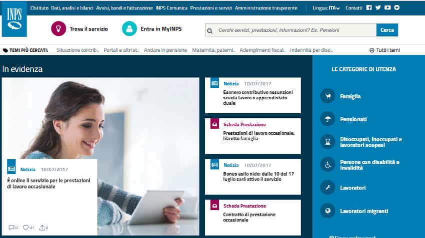 Prestazioni Di Lavoro Occasionale Inps Online La Piattaforma Gestionale Lavoro E Diritti