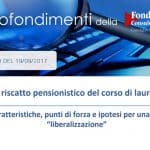 Riscatto della laurea ai fini pensionistici, ecco la guida della Fondazione Studi