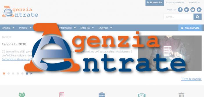 Agenzia delle Entrate, nuovo sito ma vecchi servizi telematici