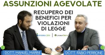 Recupero degli sgravi contributivi a seguito di ispezione (video)