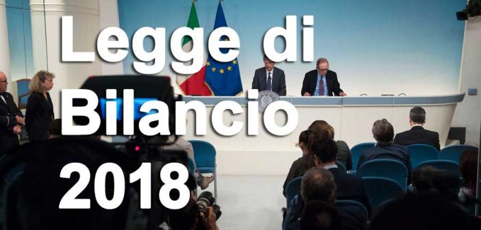 Legge di Bilancio 2018, testo definitivo approvato in Senato