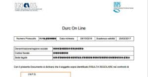 Rottamazione cartelle bis e rilascio del Durc INPS regolare