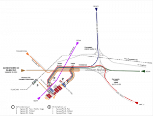 raggiungere fiera di roma mappa