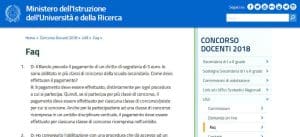 Concorso docenti abilitati 2018: ecco le FAQ del MIUR concorso docenti abilitati 2018: ecco le FAQ del MIUR