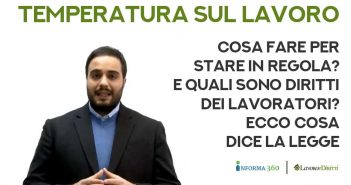 La temperatura sul posto di lavoro, ecco cosa dice la legge