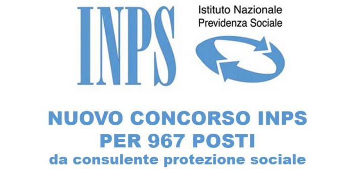 Concorso INPS per 967 funzionari: pubblicato il diario delle prove scritte