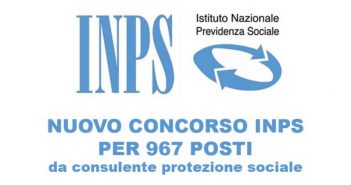 Concorso INPS 967 posti: valutazione titoli conseguiti all’estero