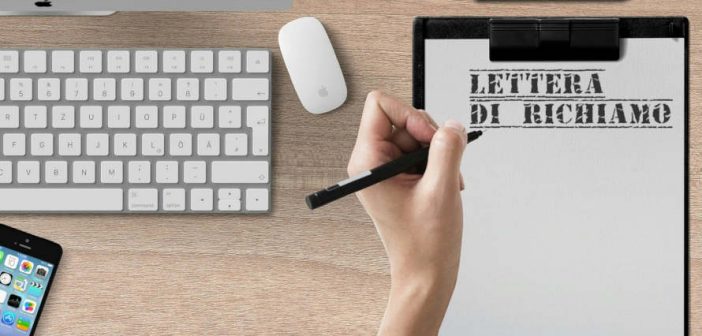 Lettera di richiamo scadenza