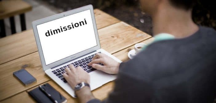 Dimissioni contratto a tempo determinato