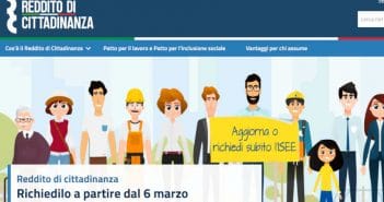 Reddito di cittadinanza, sito