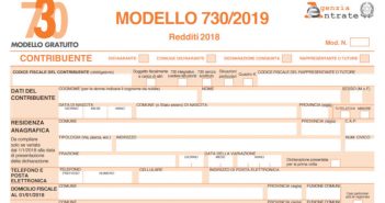 Modello 730 2019