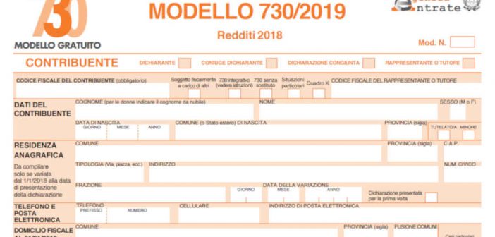 Modello 7302019 Istruzioni E Scadenze Per La Dichiarazione