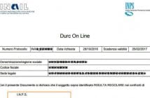 DURC on line