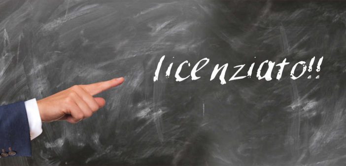 Licenziamento e dimissioni in tronco