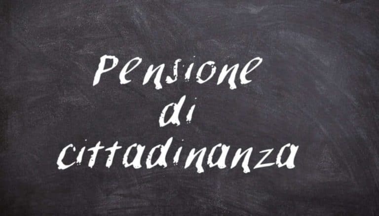 pensioni di cittadinanza