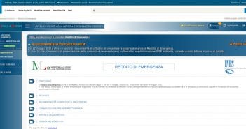 Domanda di reddito di emergenza