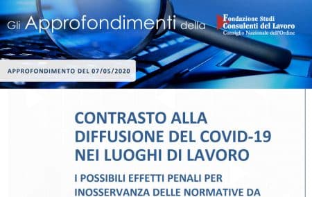 Sicurezza sul lavoro Covid-19