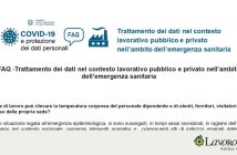Garante privacy COVID-19 lavoro