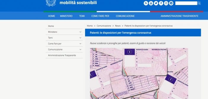 Rinnovo Patente di guida