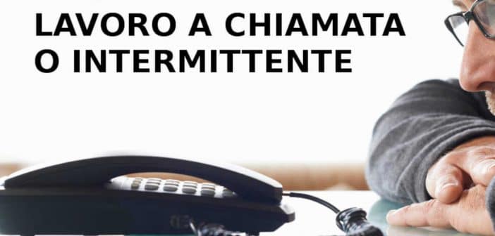 lavoro intermittente o a chiamata