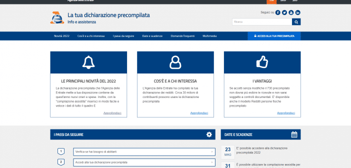 730 precompilato modifica invio
