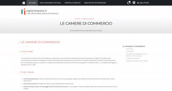 Iscrizione Camera di Commercio